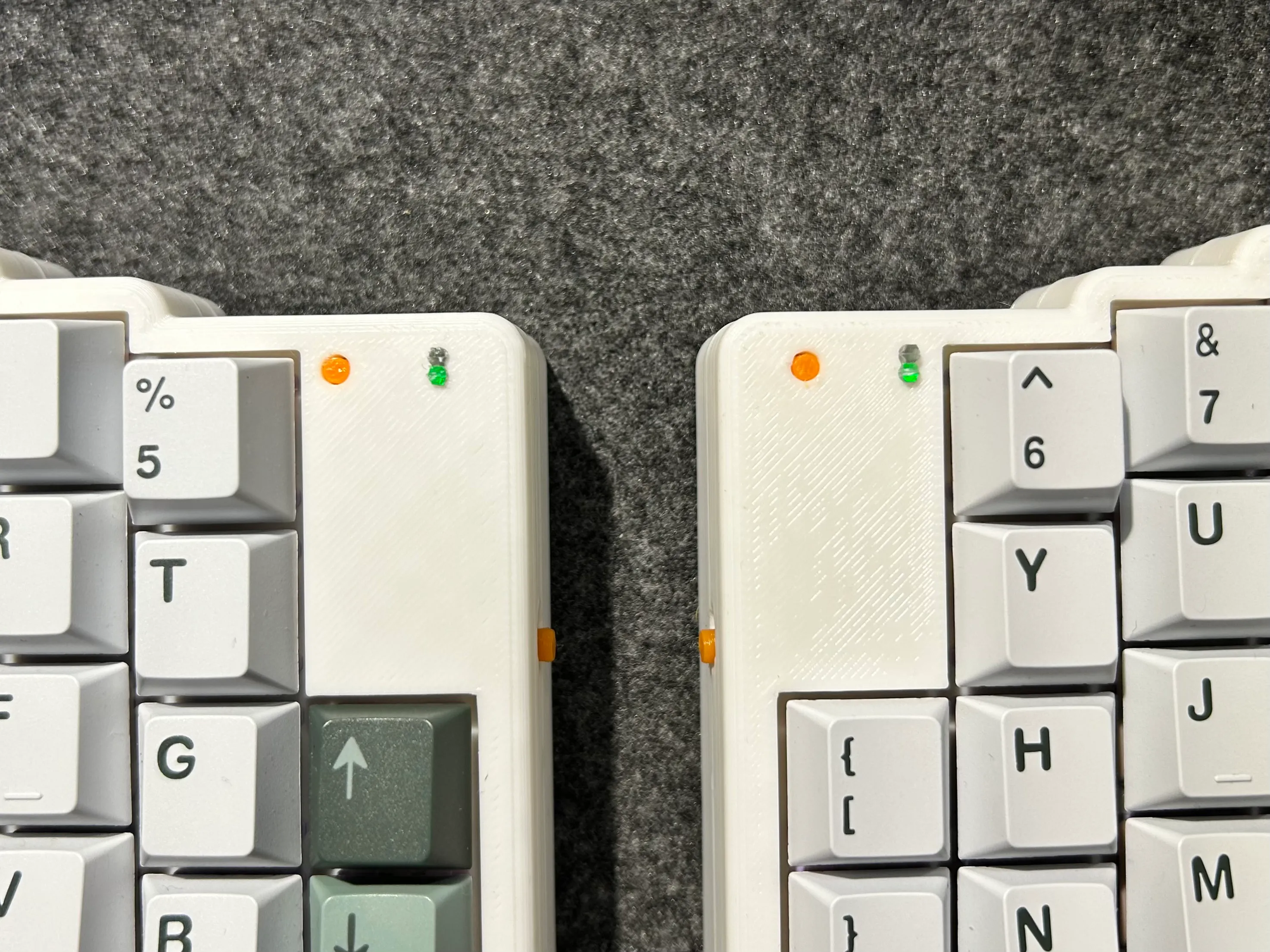 インジケーターランプの点灯