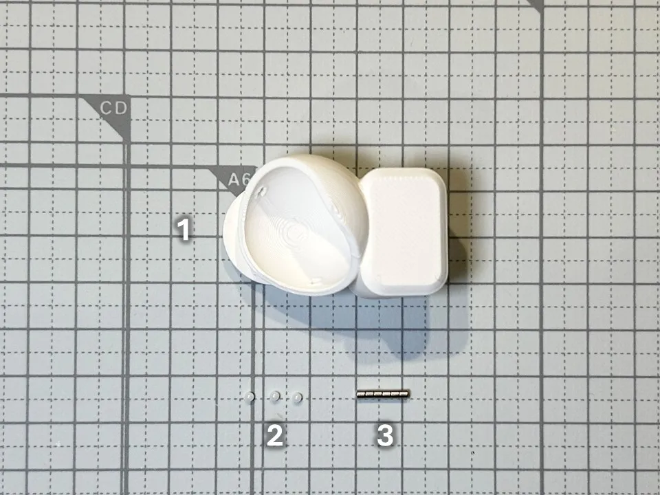 25mmトラックボールケースパーツ